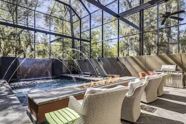 indoor pool at Hilton Head vacation rental