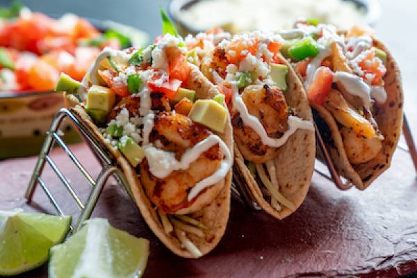 shrimp tacos