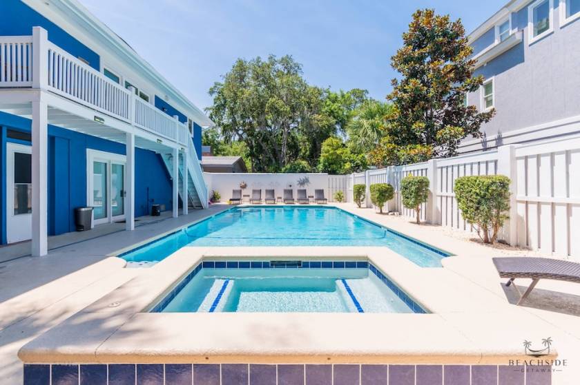 pet friendly vacation rental hilton head island with view of private pool
