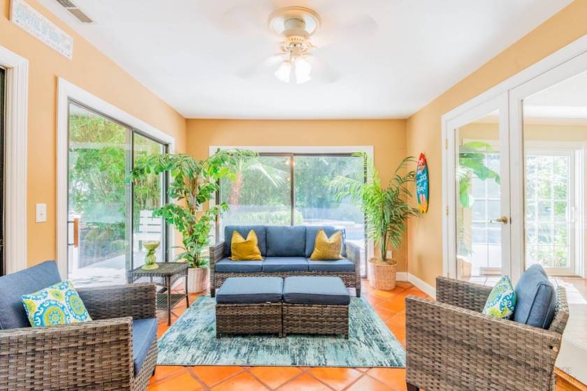 interior view of a beach house in hilton head